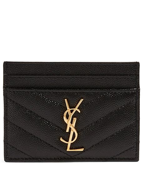 ysl y line flat card holder|ysl card holders for women.